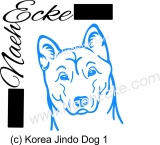 PLOTTERdatei Korea Jindo Dog SVG / EPS