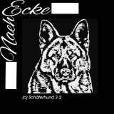 Stickdatei Schäferhund Nr. 3-2 13x18