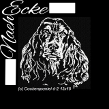 Stickdatei Cockerspaniel 6-2 13x18