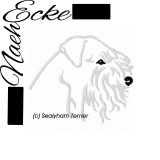 Stickdatei Sealyham Terrier 10x10