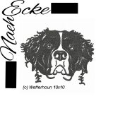 Embroidery Frisian Water Dog 4x4