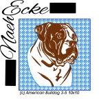 Stickdatei American Bulldog Nr. 3-5 10x10