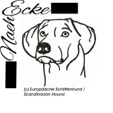 Stickdatei Europäischer Schlittenhund 10x10