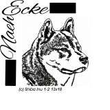 Stickdatei Shiba Inu 1-2 13x18