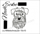 Stickdatei Mittelschnauzer 1 10x10