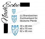 Stickdatei Brandzeichen Zuchtverband für deutsche Pferde (Zfdp) 10x10