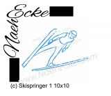 Stickdatei Skispringer 1 10x10