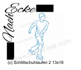 Stickdatei Schlittschuhlaufen 2 13x18