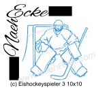 Stickdatei Eishockeyspieler 3 10x10