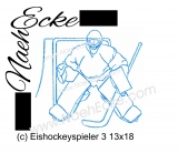 Stickdatei Eishockeyspieler 3 13x18