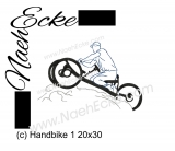 Stickdatei Handbike 1 20x30