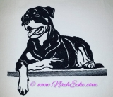 Stickdatei Rottweiler Nr. 9 20x30 / 20x28