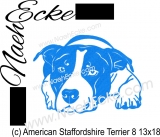 Stickdatei American Staffordshire Terrier 8 13x18