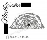 Stickdatei Shih Tzu 5 13x18