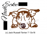 Embroidery Jack Russel Terrier 7 5x7