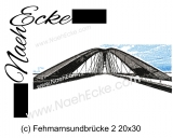 Stickdatei Brücke Fehmarnsundbrücke 2 20x30