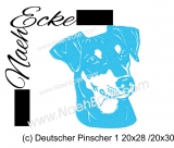 Stickdatei Deutscher Pinscher Nr. 1 7.87x11.02 / 11.76x7.87