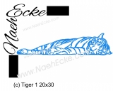 Stickdatei Tiger 1 20x30