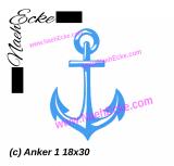 Stickdatei Anker Nr 1 18x30