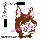 Stickdatei Australian Kelpie 1 20x30 / 18x30 / 14x20 / 20x20 / 20x28