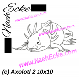 Stickdatei Axolotl 2 10x10