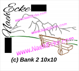 Stickdatei Bank 2 10x10