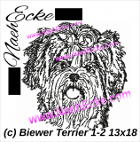 Stickdatei Biewer Terrier Nr. 1-2 13x18