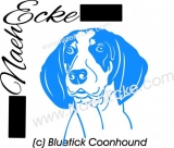 PLOTTERdatei Bluetick Coonhound SVG / EPS