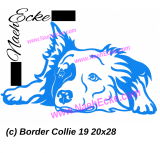 Stickdatei Border Collie 19 20x28