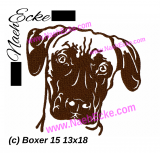 Stickdatei Boxer-Mix 15 13x18