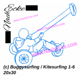 Stickdatei Buggy-surfing 1-6 20x30 / 20x28