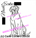 Stickdatei Cane Corso 5 20x30 / 20x28 / 20x20