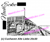 Stickdatei Cuxhaven Alte Liebe 20x30  Scrib-Art