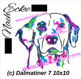 Stickdatei Dalmatiner 7 10x10