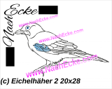 Stickdatei Eichelhäher 2 20x28