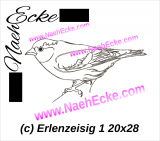 Stickdatei Erlenzeisig 1 20x28