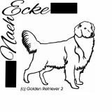 Stickdatei Golden Retriever Nr. 2 10x10 