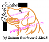 Stickdatei Golden Retriever 9 13x18