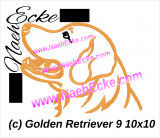 Stickdatei Golden Retriever 9 10x10