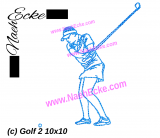 Stickdatei Golf 2 10x10