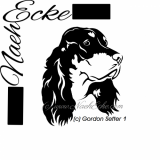 Datei Gordon Setter Nr. 1 SVG / EPS 