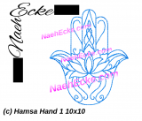 Stickdatei Hamsa Hand 1 10x10