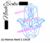 Stickdatei Hamsa Hand 1 13x18 / 14x20