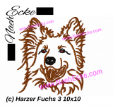 Stickdatei Harzer Fuchs 3 10x10