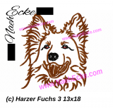 Stickdatei Harzer Fuchs 3 13x18