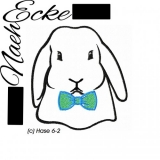 Embroidery File Rabbit 6-2 4x4" 