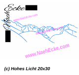 Stickdatei Hohes Licht / Hochlichtgruppe 20x30 / 18x30