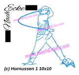 Stickdatei Hornussen 1 10x10