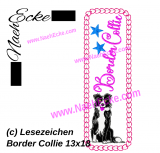 Stickdatei ITH Lesezeichen Border Collie 11 13x18 / 14x20