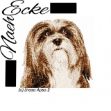 Stickdatei Lhasa Apso 2 13x18 PHOTOstitch 